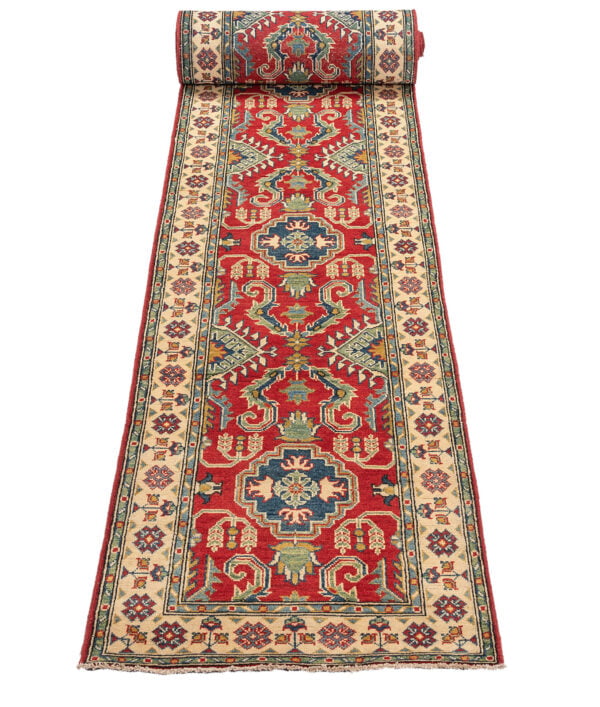 Village Kazak 787cm x 78cm / 25'10'' x 2'7'' - Image 3