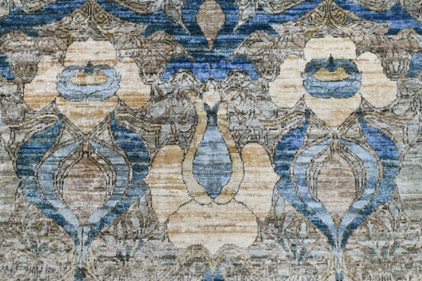 Handmade Wool Chob Rang Area Rug 267cm x 183cm / 8'9'' x 6' - Image 2