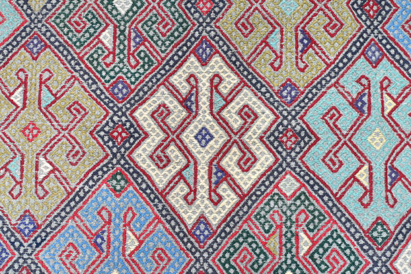 Soumak Kilim Rug 196cm x 163cm / 6'5'' x 5'4'' - Image 3