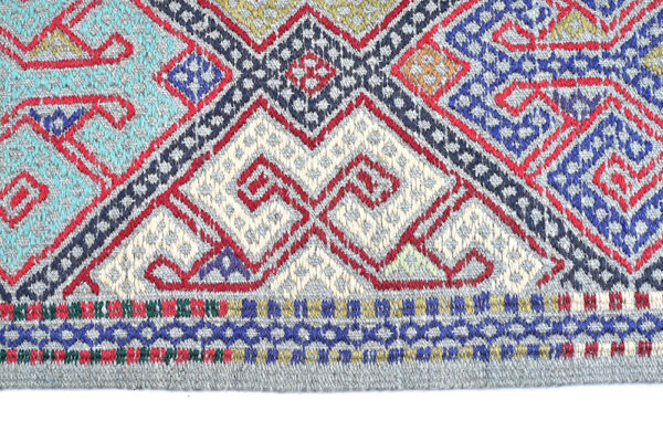 Soumak Kilim Rug 196cm x 163cm / 6'5'' x 5'4'' - Image 5