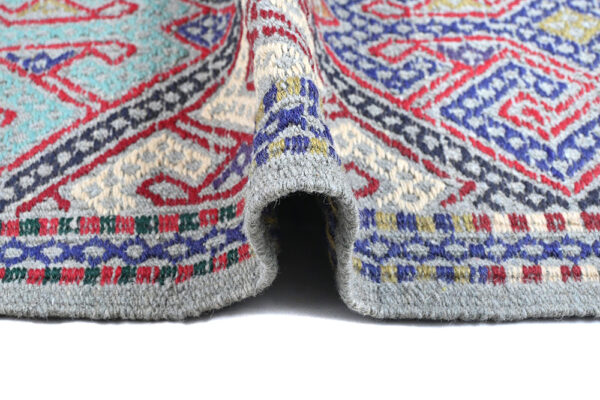 Soumak Kilim Rug 196cm x 163cm / 6'5'' x 5'4'' - Image 6