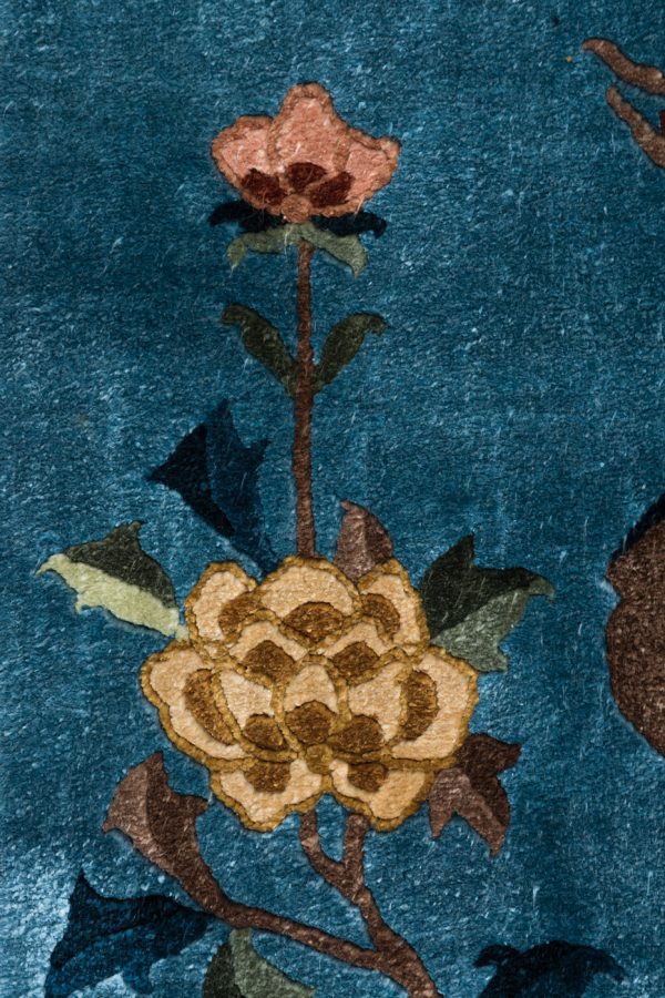Chinese Pao Toa Silk Rug 152cm x 92cm / 5' x 3' - Image 3