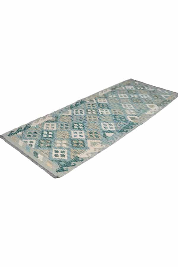 Maimana Chobi Kilim Runner 201cm x 77cm / 6'7'' x 2'6'' - Image 4