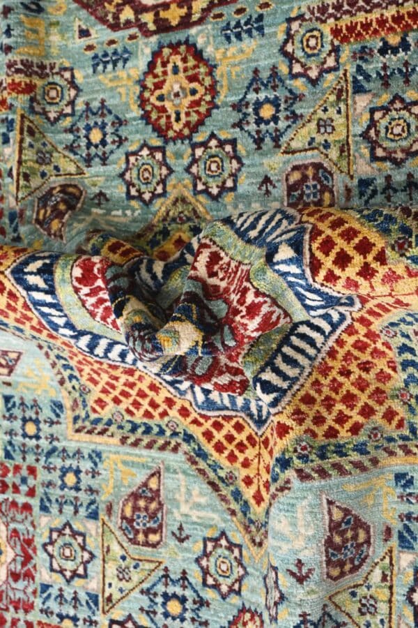 Chob Rang Mamluk 233cm x 172cm / 7ft 8in x 5ft 8in - Image 7