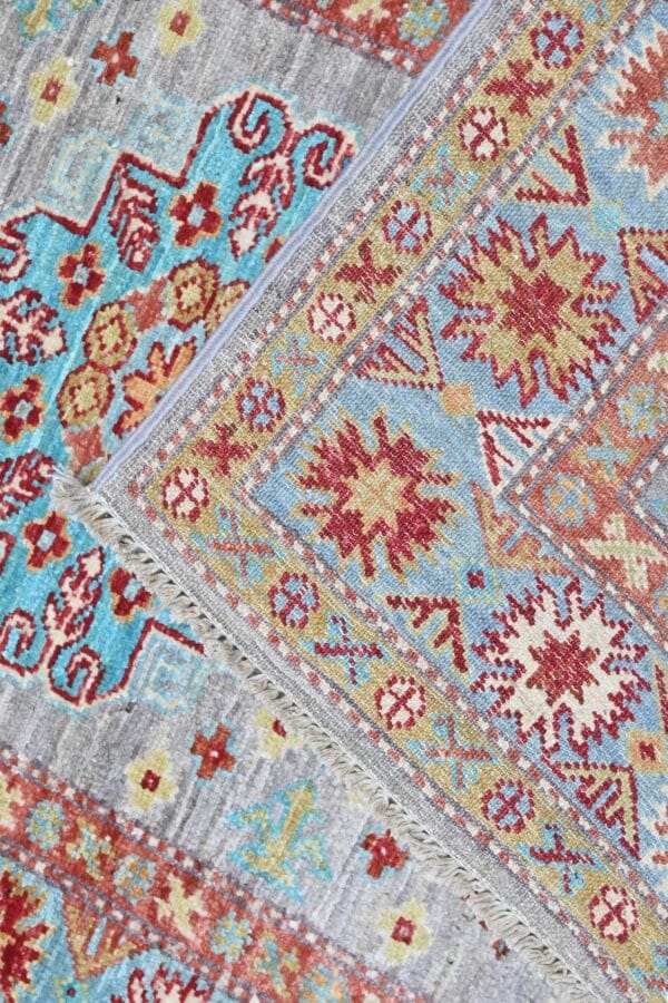 Fine Kazak Runner 212cm x 75cm / 7ft x 2ft 6in - Image 4