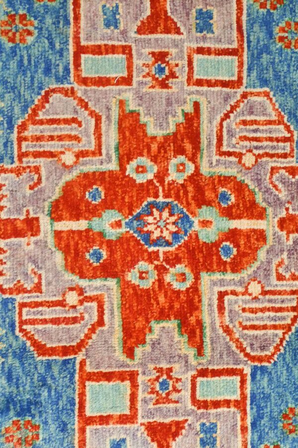 Afghan Abshar Rug 205cm x 151cm / 6ft 9in x 5ft - Image 3
