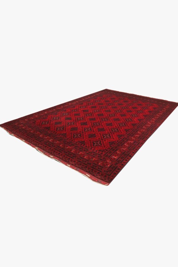 Afghan Fine Belgic Mauri Rug 291cm x 200cm /  9ft 6in x 6ft 7in - Image 7
