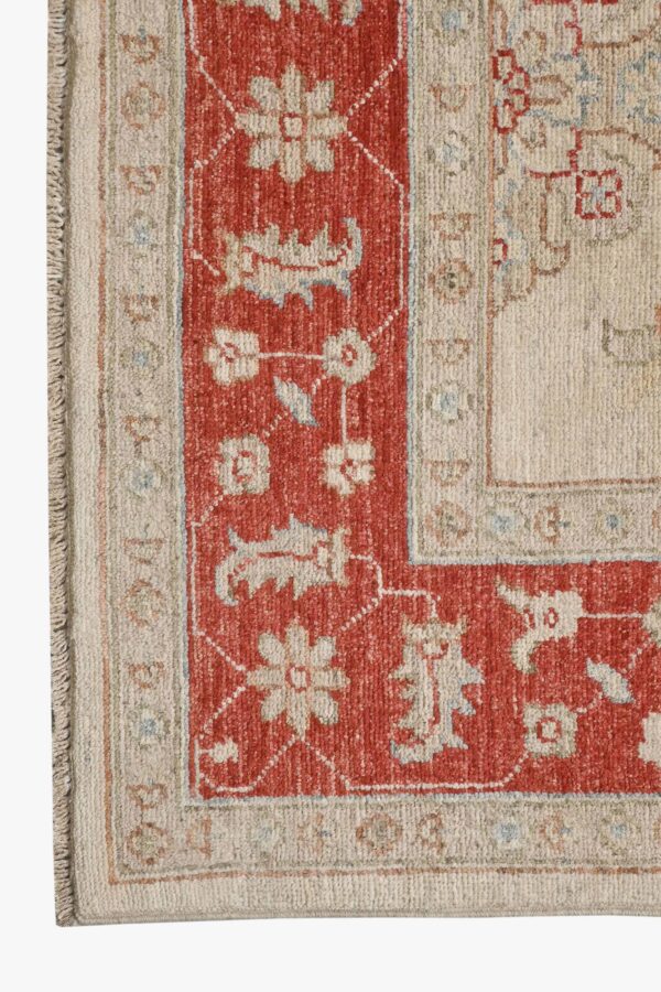 Afghan Ziegler Rug 254cm x 166cm / 8ft 4in x 5ft 5in - Image 2