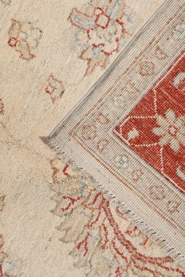 Afghan Ziegler Rug 254cm x 166cm / 8ft 4in x 5ft 5in - Image 7