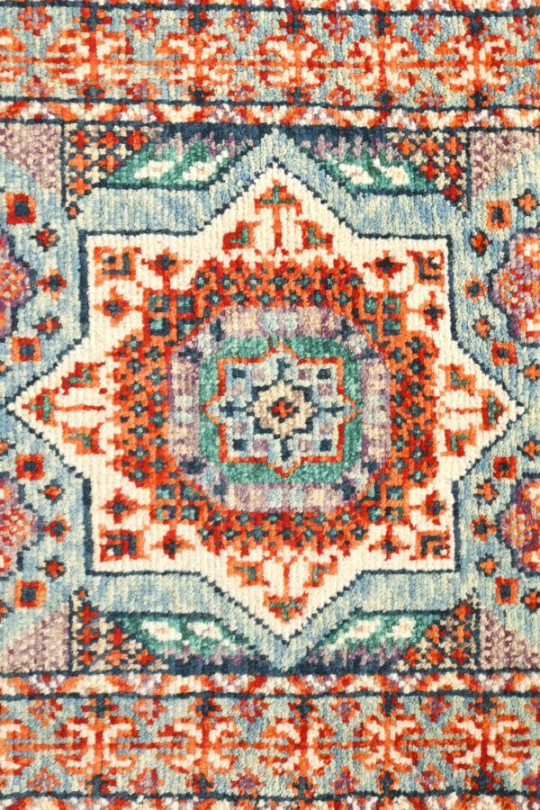 Afghan Abshar Hallway Runner 242cm x 65cm / 8ft x 2ft 1in - Image 2